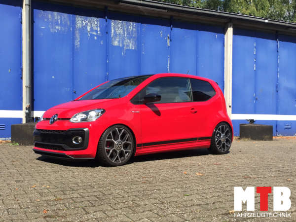 up! GTi gewindefahrwerk tuning tieferlegung lowered coilovers maximale tiefe restgewinde