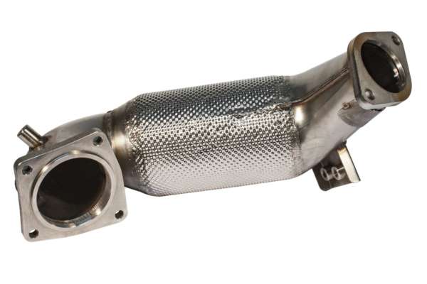 89>>>70mm Downpipe mit 300 Zellen HJS Sport-Kat. Hyundai i30 PDE 680516AT-DPKAHJS