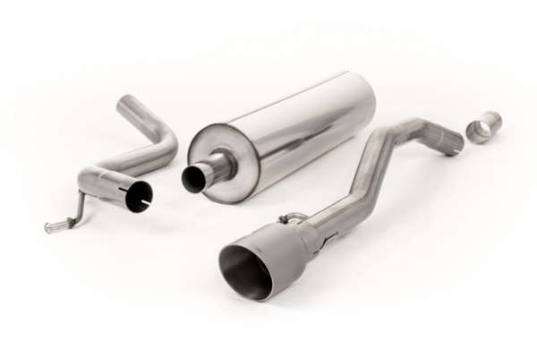System Number: SSXVW434 Consists of: Tailpipe Style: 1 x Adapter to OE Downpipe 1 x Front Silencer Assembly 1 x Axle Pipe 1 x Tailpipe Connecting Pipe 1 x Titanium Tip Assembly 90mm GT90